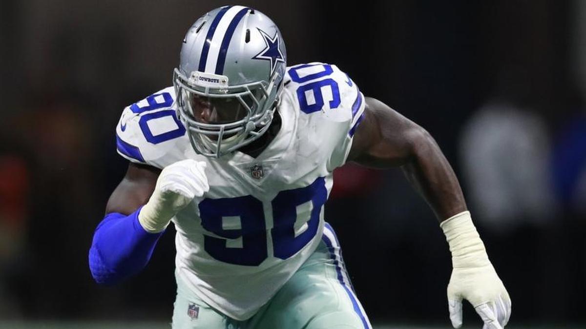 Dallas Cowboys defensive end DeMarcus Lawrence currently ranks second in the NFL with 13.5 sacks.