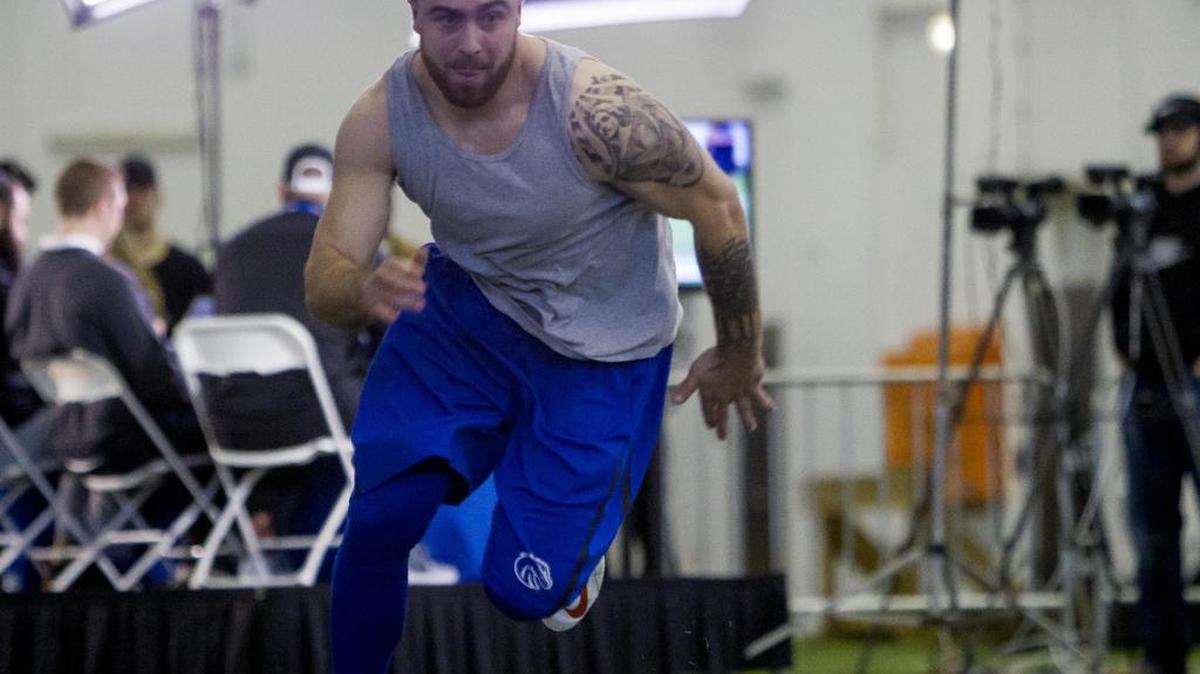 Tanner Vallejo is projected to be taken during one of today’s four rounds of the NFL Draft.
