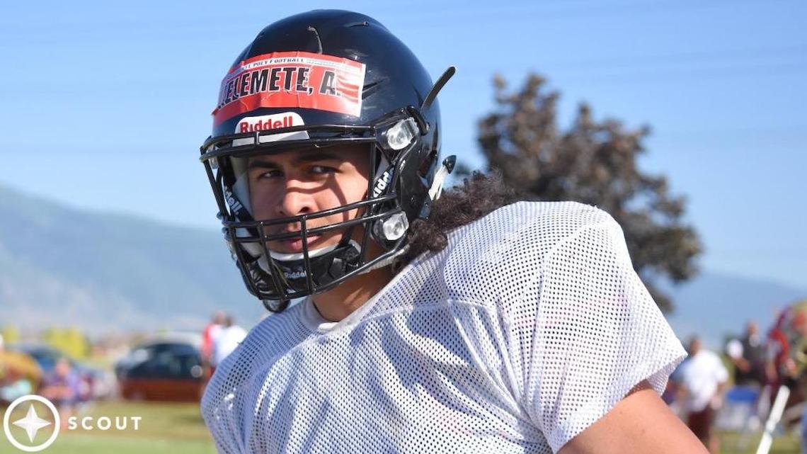Incoming STUD Aisa Kelemete earned 5A All-Idaho first team recognition with 3.5 sacks and 28 tackles in seven games last season.