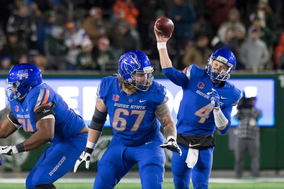 Boise State quarterback Brett Rypien throws at Colorado State last Saturday.