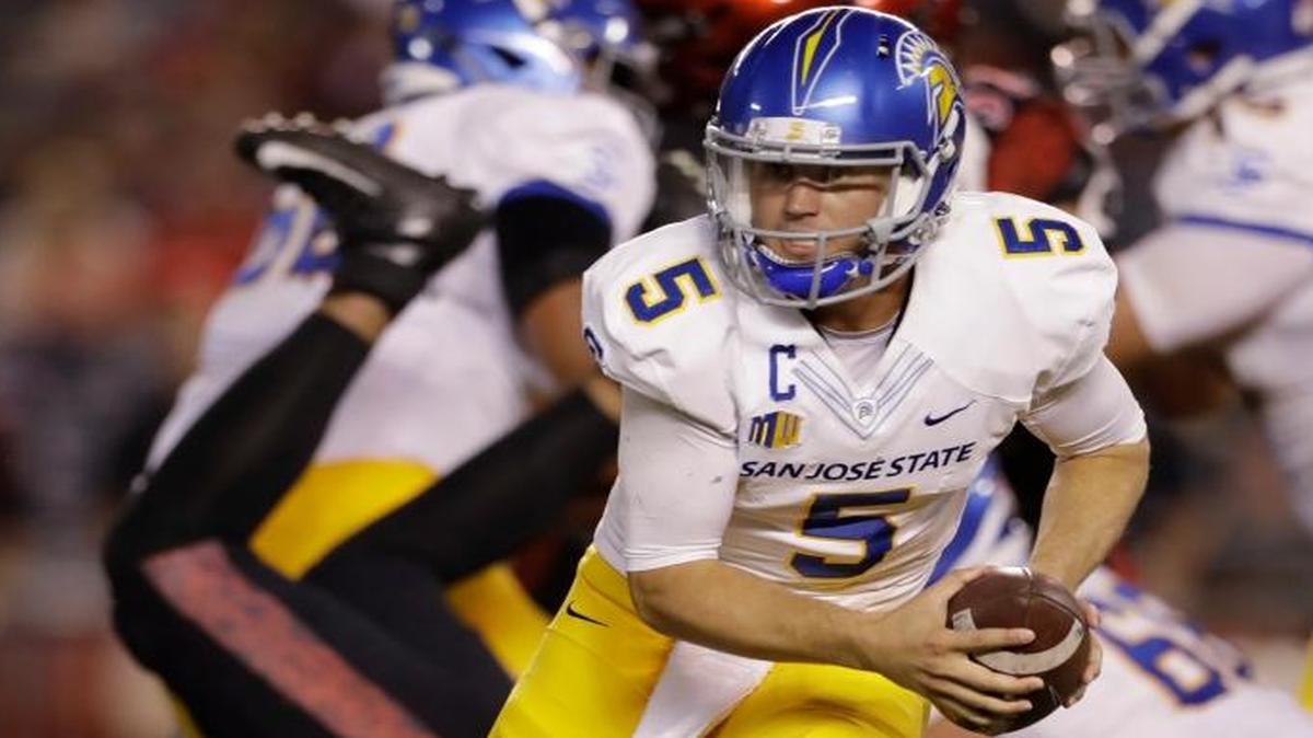 Kenny Potter has spent plenty of time trying to evade pass rushers this season. He has been tackled for losses totaling 185 yards, giving him a net of 141 rushing yards.