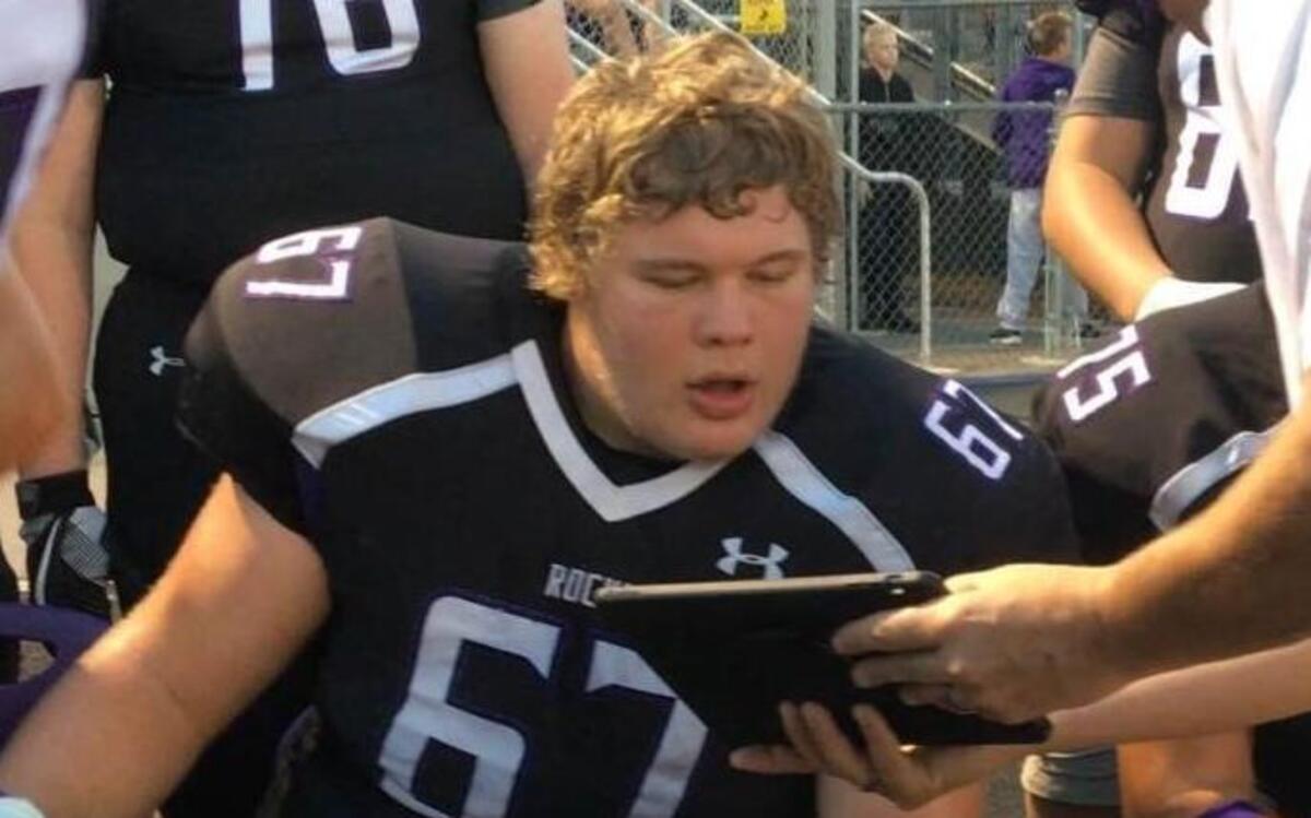 Keeghan Freeborn started on the offensive line when Rocky Mountain won a 5A state football title in 2015. Freeborn committed to Boise State on Thursday, where he will likely move to nose guard.
