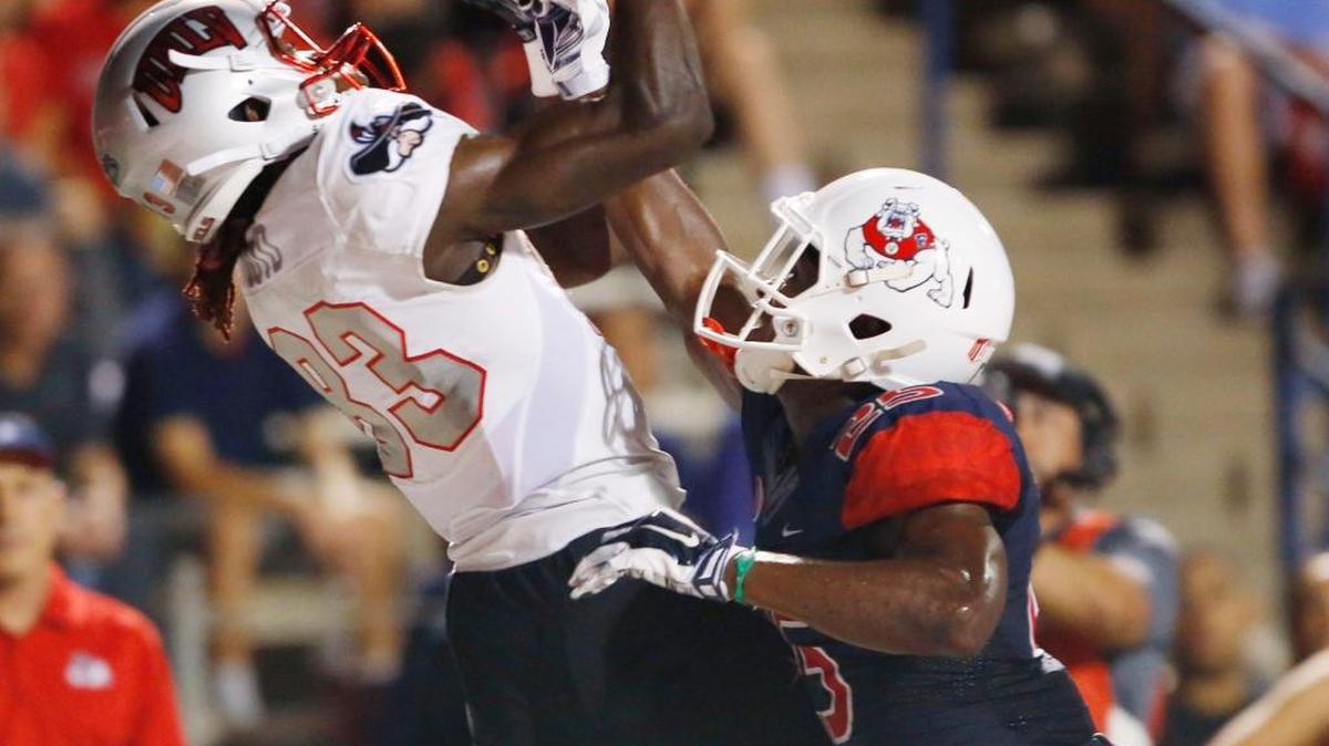 UNLV’s Devonte Boyd is averaging 4.2 receptions per touchdown this season, well ahead of his rate of 16.3 as a freshman in 2014. He also has more TDs in seven games (five) than he had in 13 games last year (four).
