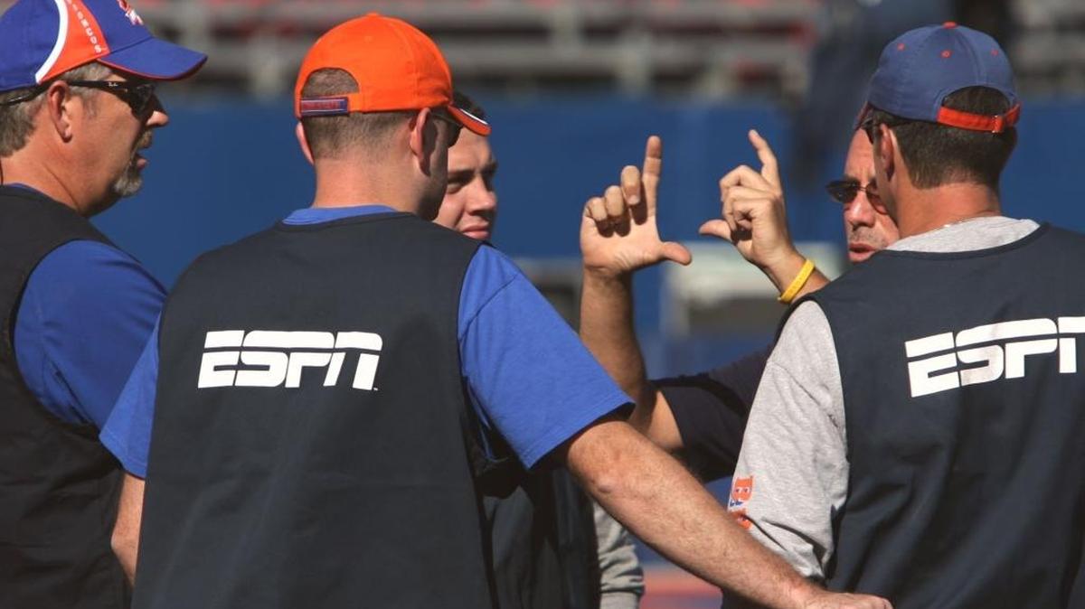 ESPN is a frequent visitor to Albertsons Stadium — and Ed Cunningham was one of the announcers who made several appearances on Boise State broadcasts over the years.