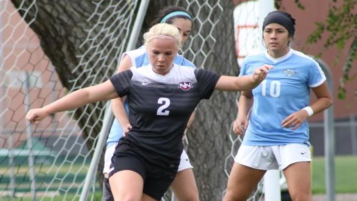 Northwest Nazarene junior forward Emily Wilkins scored the winning goal in the Crusaders’ 3-2 nonconference women’s soccer victory over Warner Pacific on Tuesday, Sept. 6, 2016, in Nampa.
