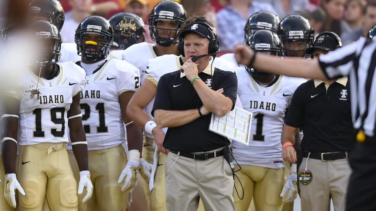 Idaho coach Paul Petrino and his football program are guaranteed a spot in the Sun Belt Conference through the 2017 season. The future of the program beyond that could be decided in the next few weeks.