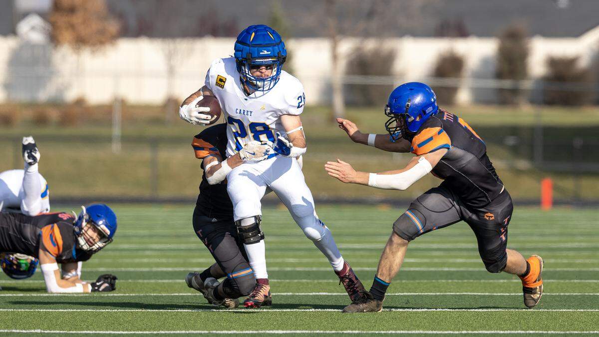 Carey running back Stockton Sears was voted the 1A All-Idaho Football Player of the Year by the state’s coaches.