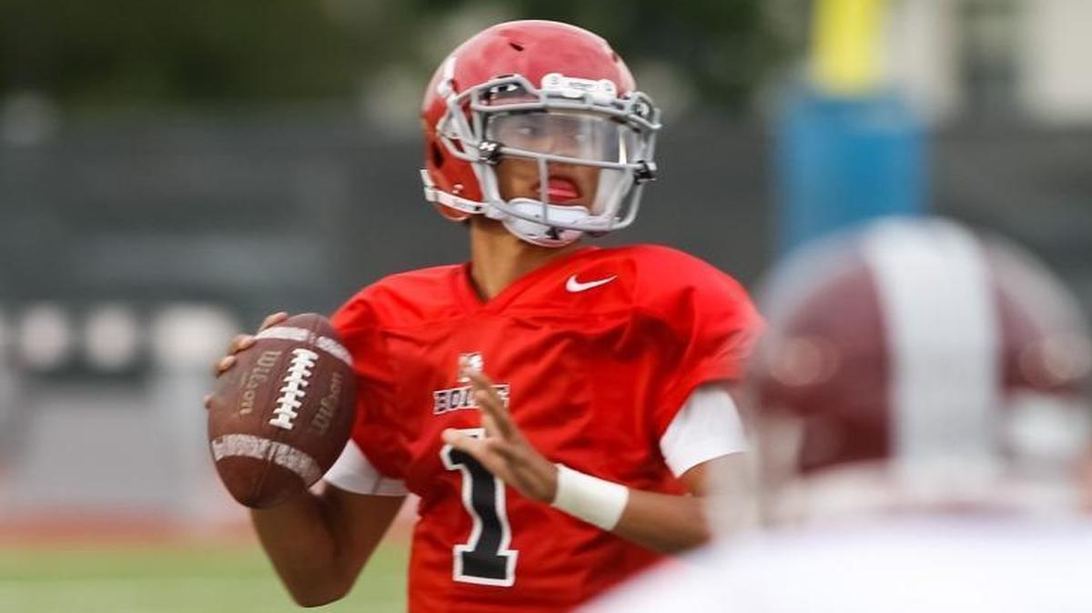 Will McMullin completed 189 of 331 passes for 2,144 yards and 18 touchdowns at Boise High last fall.