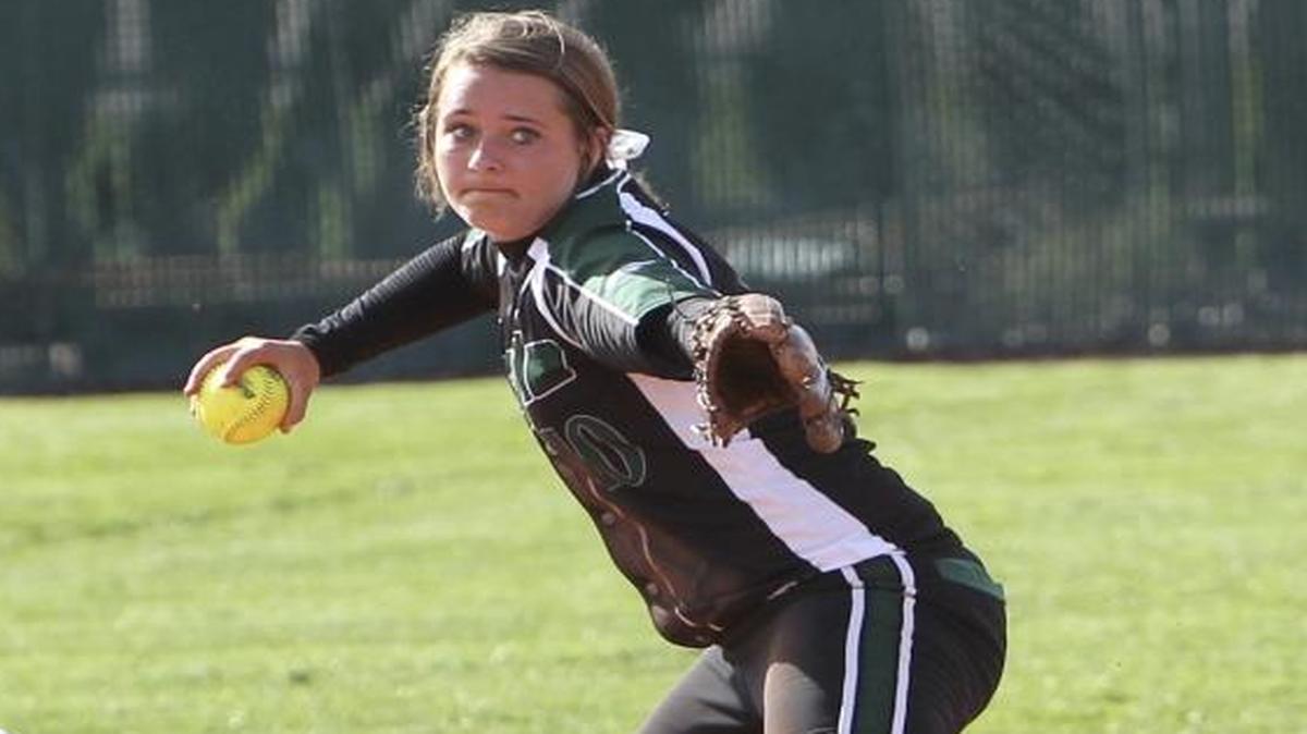 Eagle shortstop Autumn Moffat throws to first for the final out against Coeur d’Alene in the 5A state semifinals May 22 at Mountain View High.