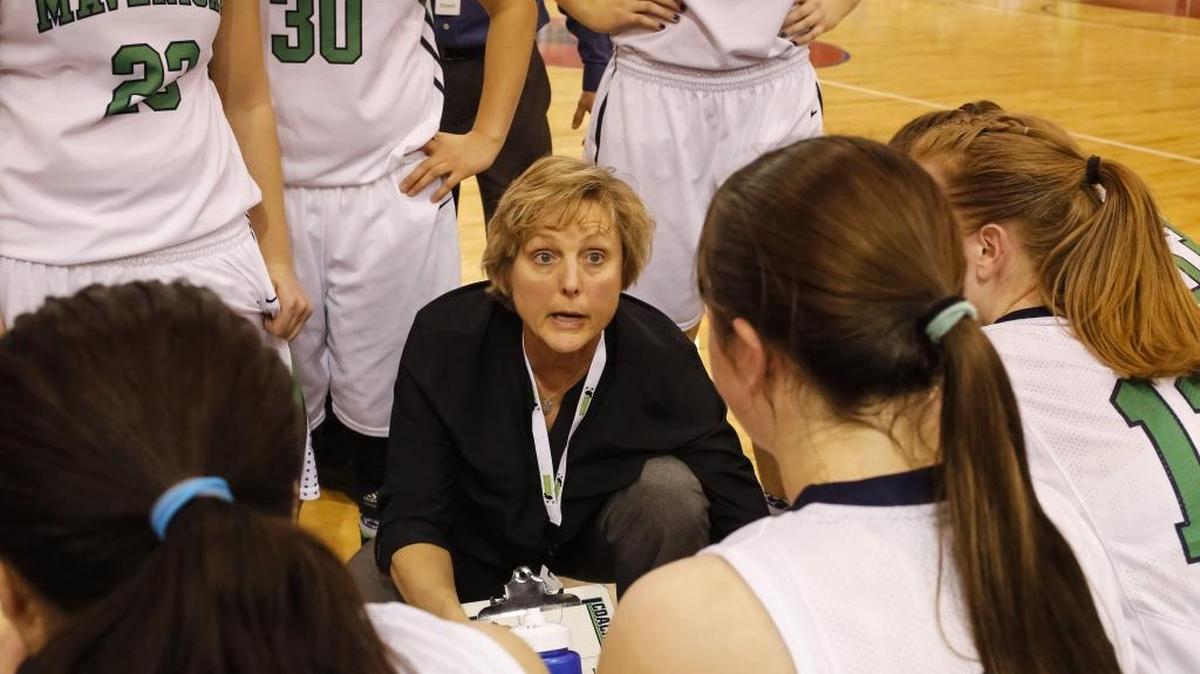 Coach Connie Skogrand and her Mountain View girls basketball team open play in the Nike Tournament of Champions against Bellevue (Wash.) on Friday in the John Anderson Division.