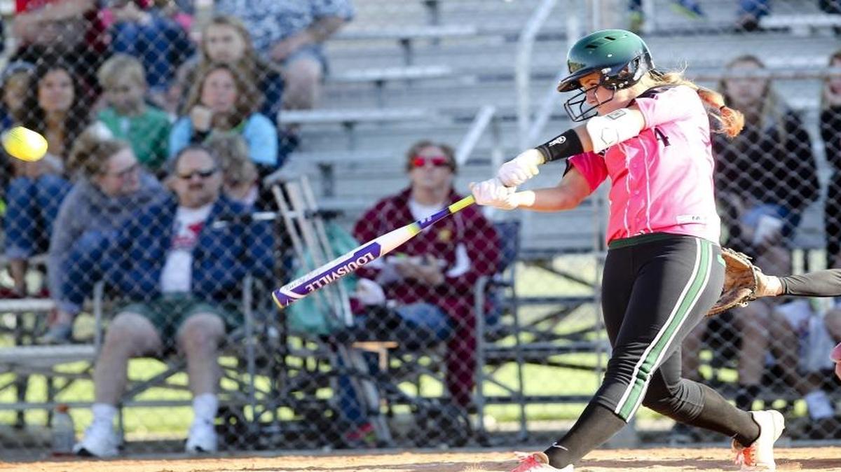 Eagle High’s Bradie Fillmore crushes a home run April 26 against Columbia.