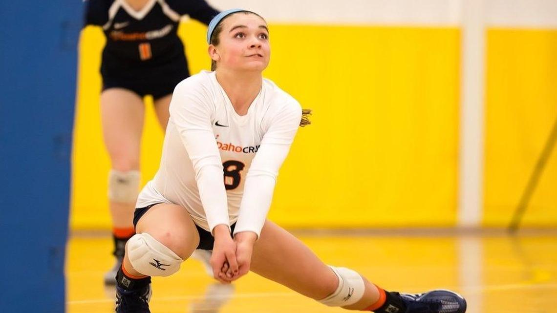 Freshman Whitney Bower is a starting setter for the Skyview High and Idaho Crush volleyball teams. She is verbally committed to BYU.