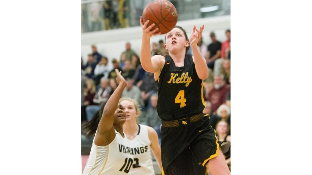 Bishop Kelly’s Lydia Nieto was elected to the 4A SIC all-conference first team a year after winning the player of the year award.