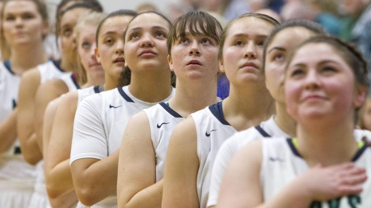 Mountain View returns to the 5A girls basketball state tournament Thursday at Nampa’s Ford Idaho Center for the fourth year in a row. The Mavericks broke through last year, winning the first state title in program history. “More than anything, we really just want to defend our state title,” said Mountain View junior Abby Kreiser, fourth from right. “That’s really been our goal all season. … If we could repeat, that would be the icing on the cake.”
