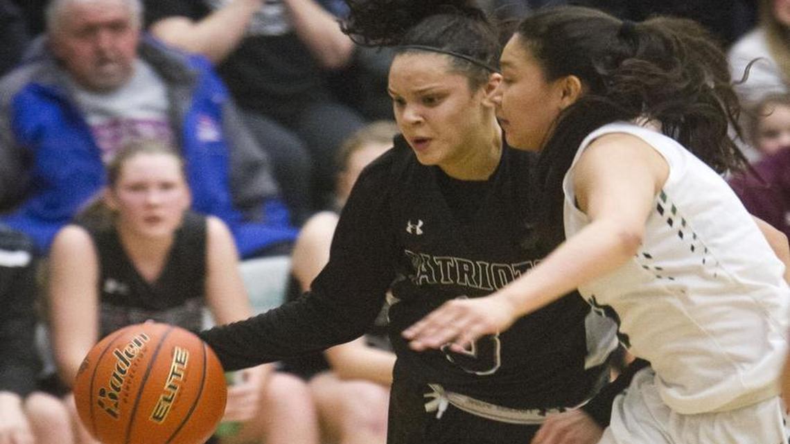 Centennial’s Tori Williams, left, was named the 2016-17 5A SIC girls basketball player of the year.