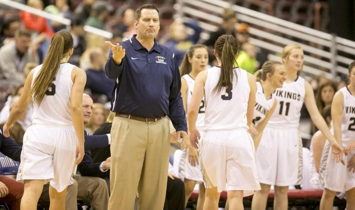 Andy Jones led Middleton to five state titles. He also won another with Caldwell, giving him six state championships, the second most Idaho girls basketball history.