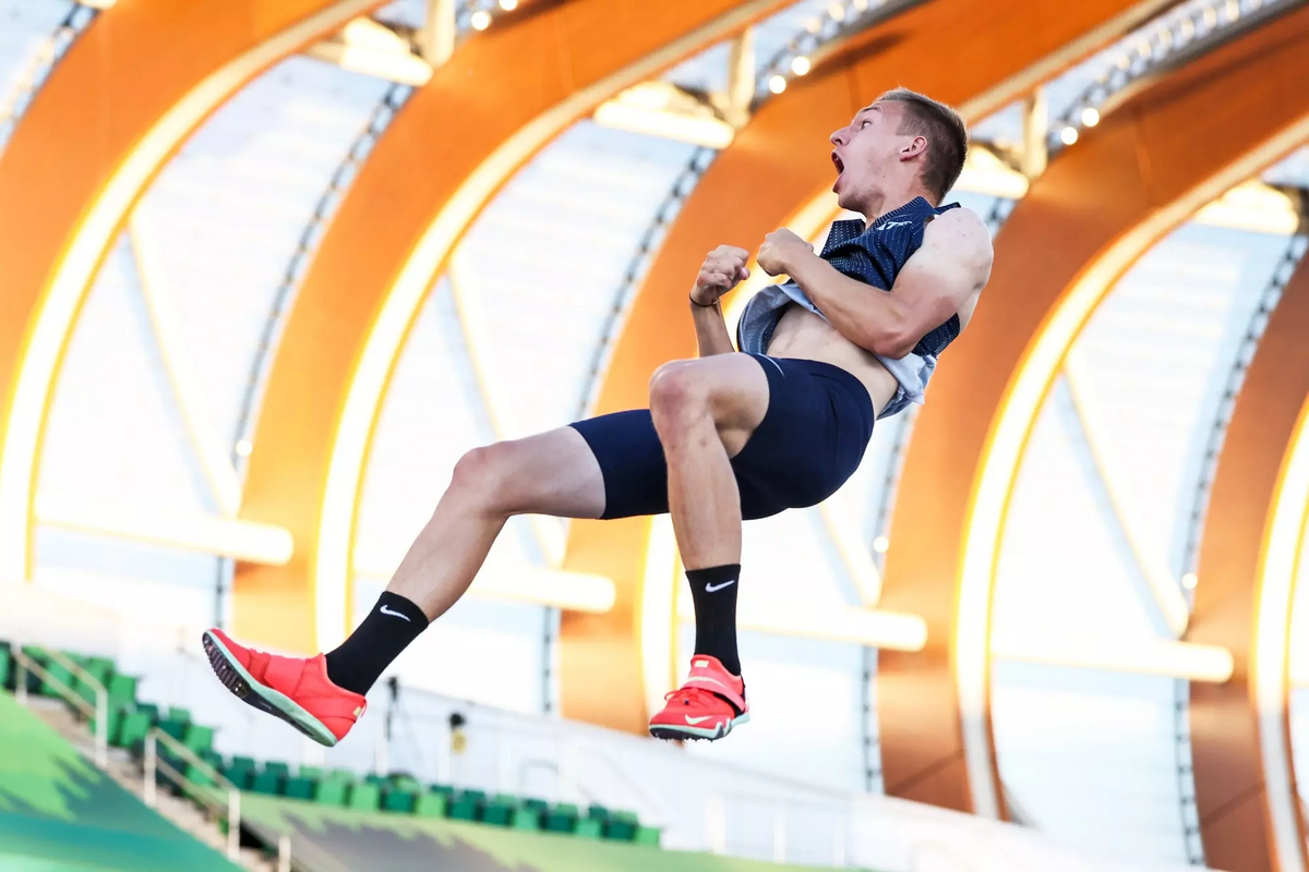 Nampa native Logan Hammer took second in the men’s pole vault at the NCAA track and field championships last week in Eugene, Oregon. The Utah State senior cleared 18 feet, 10 1/4 inches.