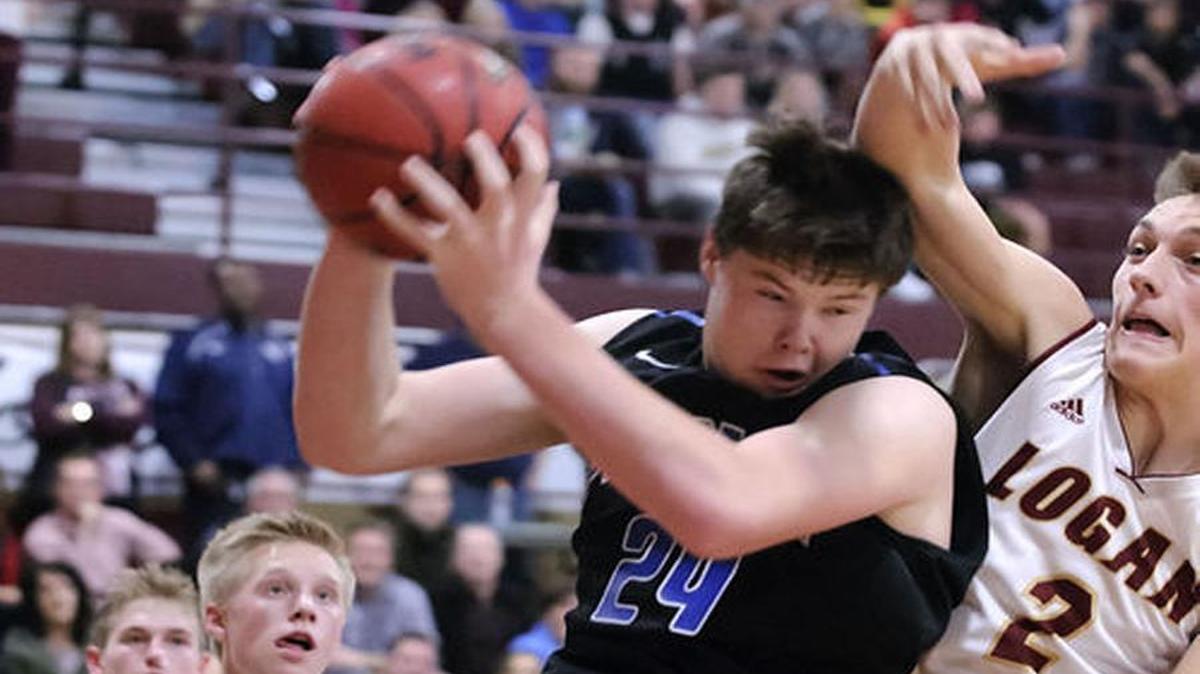 Preston junior center Brayden Parker led the Indians to their second straight state title.