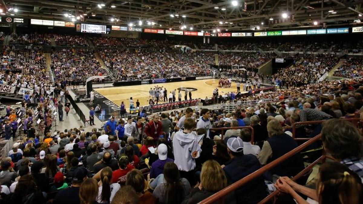 The house was packed for the 5A boys basketball state championship Saturday at the Ford Idaho Center in Nampa.