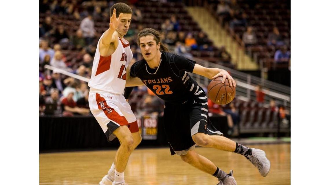 Post Falls senior Jake Pfennigs was elected the 5A All-Idaho Boys Basketball Player of the Year by the state’s coaches.