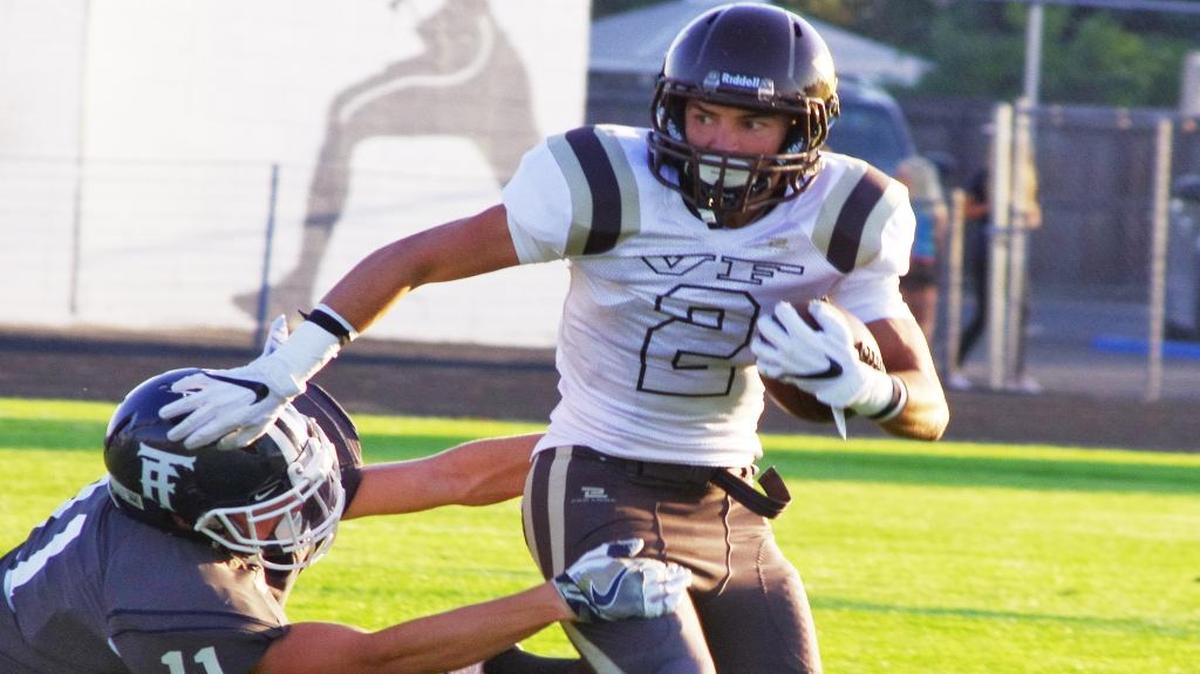 Vallivue’s Jerred Monnier ran for 1,559 yards and 18 touchdowns this season to earn the 4A SIC Offensive Player of the Year award.
