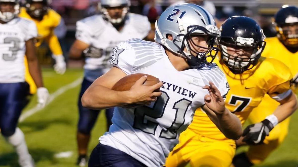 Tyler Crowe led Skyview in rushing last season and is one of many explosive options returning on the Hawks’ offense. He’ll also anchor the defense as a linebacker.