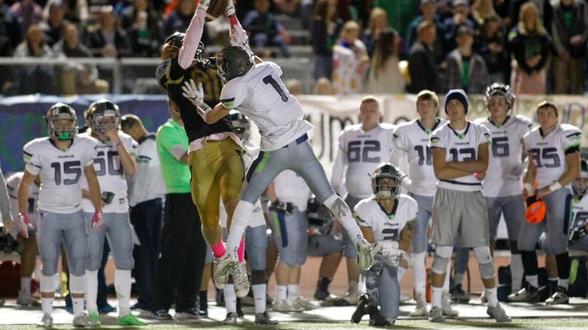 Capital beat Mountain View 27-22 on Oct. 21 at Dona Larsen Park. The teams meet again Saturday at Albertsons Stadium with the 5A state championship on the line.