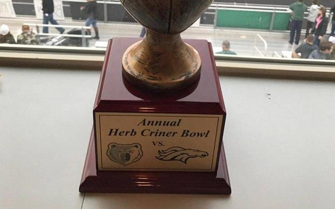 Eagle won the first Herb Criner Bowl and its traveling trophy last season with a 30-20 victory over Rocky Mountain.