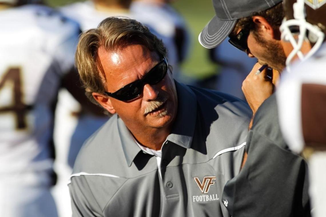Vallivue coach Layne Coffin enters his 12th season on the sideline for the Falcons.