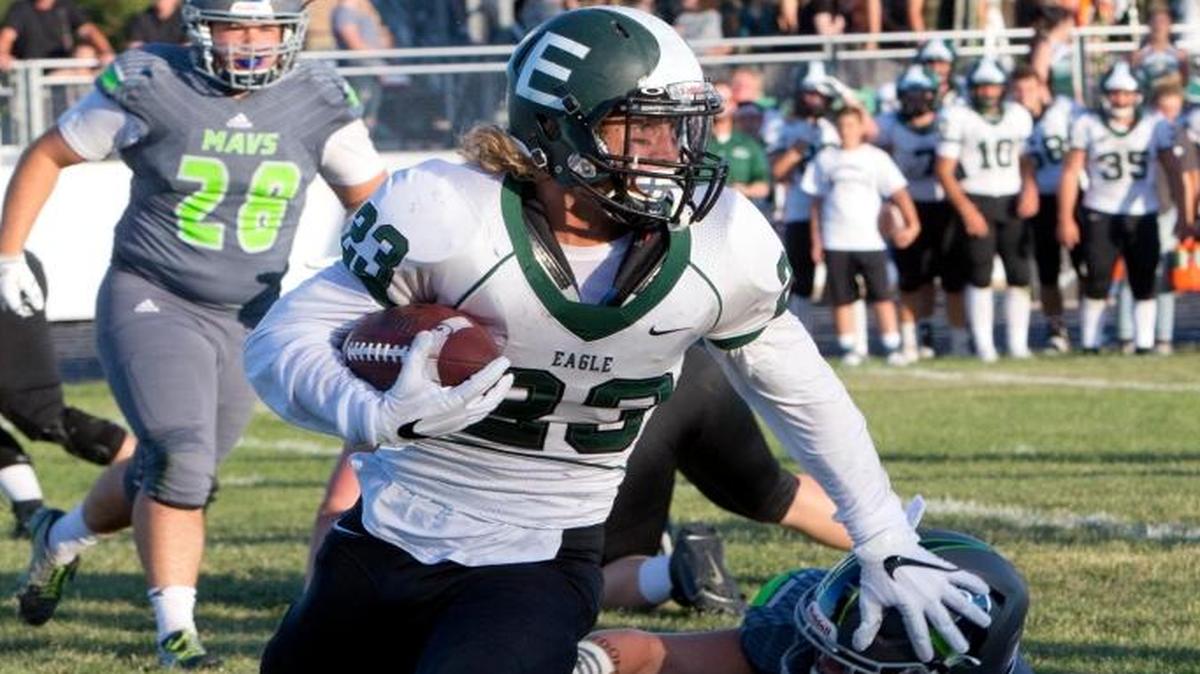Senior Ryan Swanson is the definition of versatility as a starter on Eagle’s varsity football and golf teams. Although he primarily plays free safety, coach Paul Peterson also will feature Swanson at running back on occasion this season. “Defense, that’s the main focus always for me,” Swanson said. “Whenever they need my help on offense, that’s when I’m there. Whatever they ask for.”