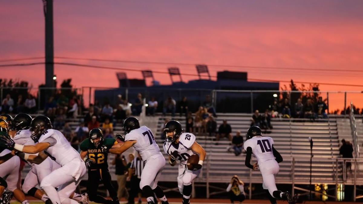 Zack Bennett (LT), Keeghan Freeborn (LG), Zach Redd (C), Connor Jacobs (RG), Jake Wilkerson (RT) and Connor Wood (RT) serve as Rocky Mountain’s motor on the offensive line. The Filthy Few, as they call themselves, meet each week for a team dinner. “It just helps us bond outside the football field, and that helps us on the football field,” Bennett said. “With an offensive line, all five of the guys have to do everything right for a play to work. When one messes up, it’s easier to communicate when you have that bond.”