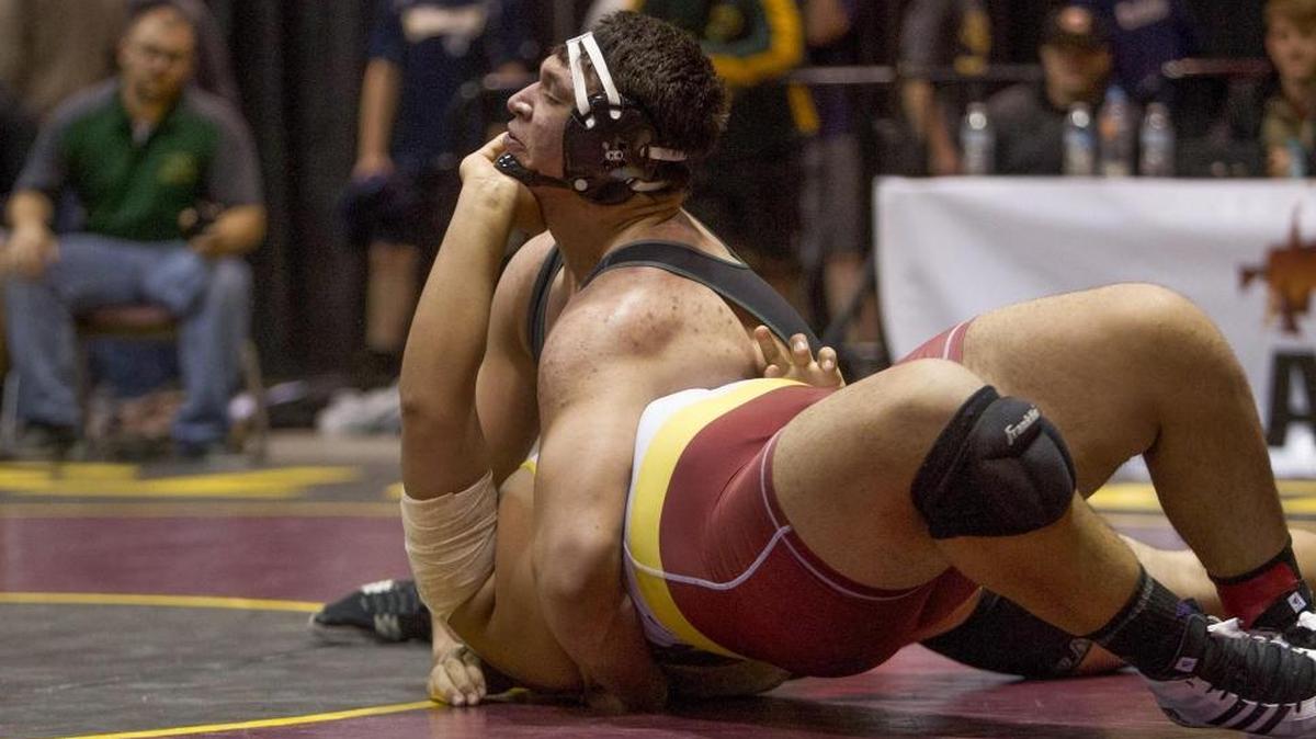 Borah heavyweight George Barrera needed only 1 minute, 15 seconds to pin Rigby’s Jose Vallejo in the second round of the Rollie Lane Invitational on Friday at the Ford Idaho Center in Nampa.