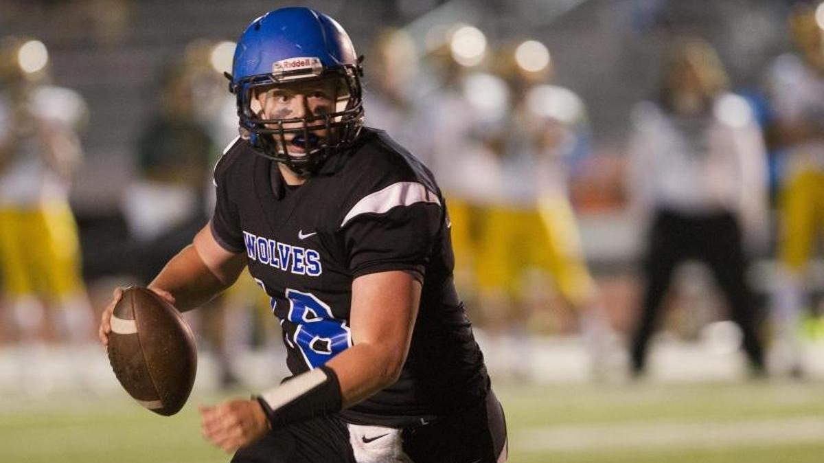 Timberline quarterback Layton Wagner is one of 30 Wolves to qualify for the 5A SIC all-academic team this fall with a GPA over 3.5.