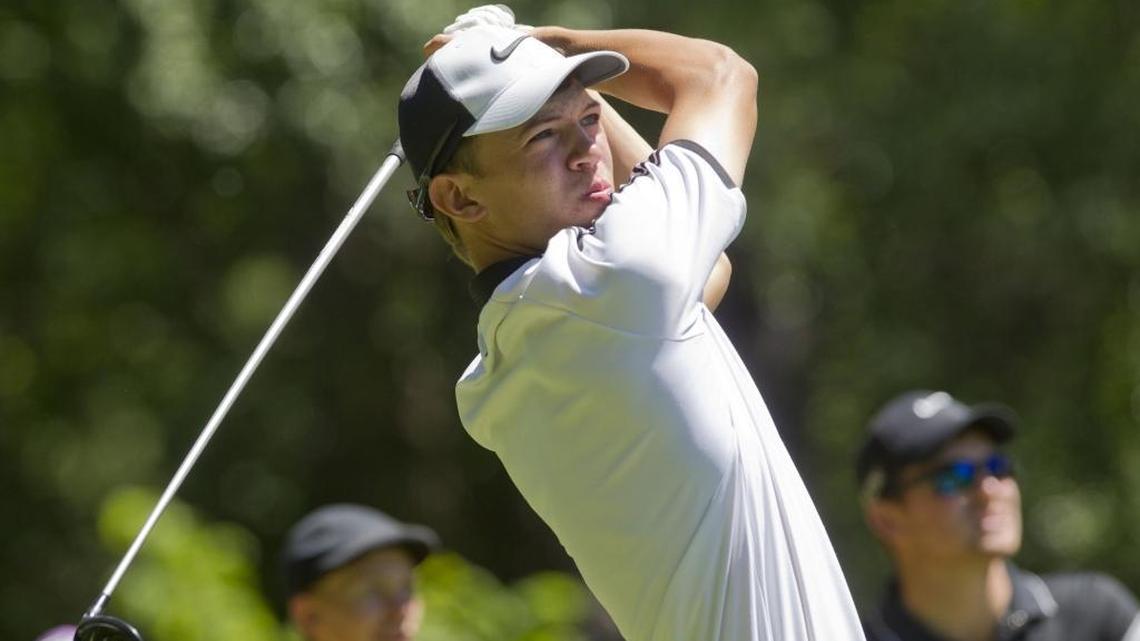 Rocky Mountain sophomore Carson Barry fired rounds of 68-71 at BanBury Golf Course to win the 5A state title.