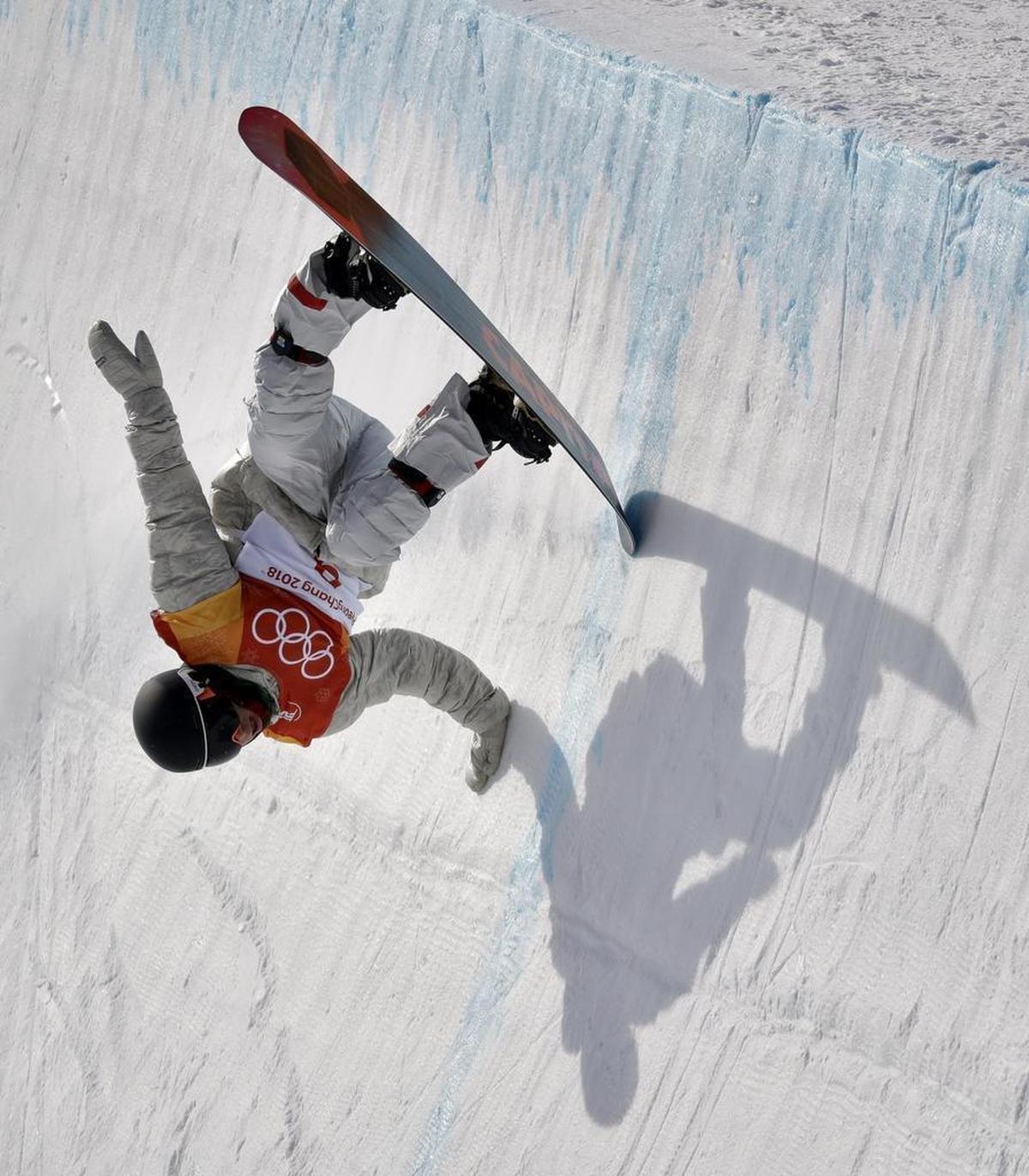 Chase Josey of Hailey runs the course during the men’s halfpipe qualifying at Phoenix Snow Park at the 2018 Winter Olympics in Pyeongchang, South Korea.