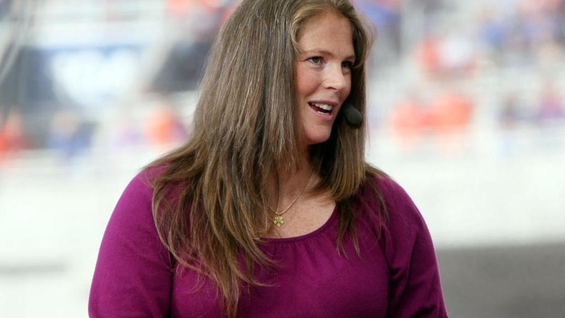 Idaho Olympian Picabo Street was the guest picker on ESPN’s College GameDay show at Boise State in 2010.