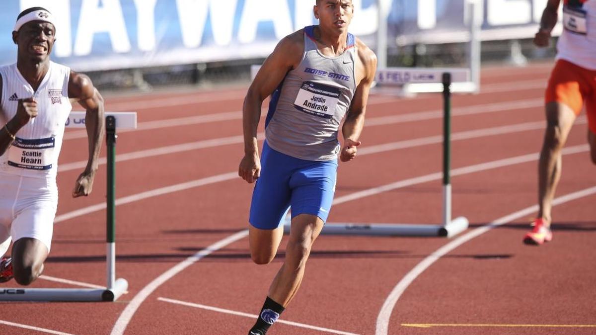 Jordin Andrade during the 2015 NCAA Division I Outdoor Track & Field Championships in Eugene, Ore.