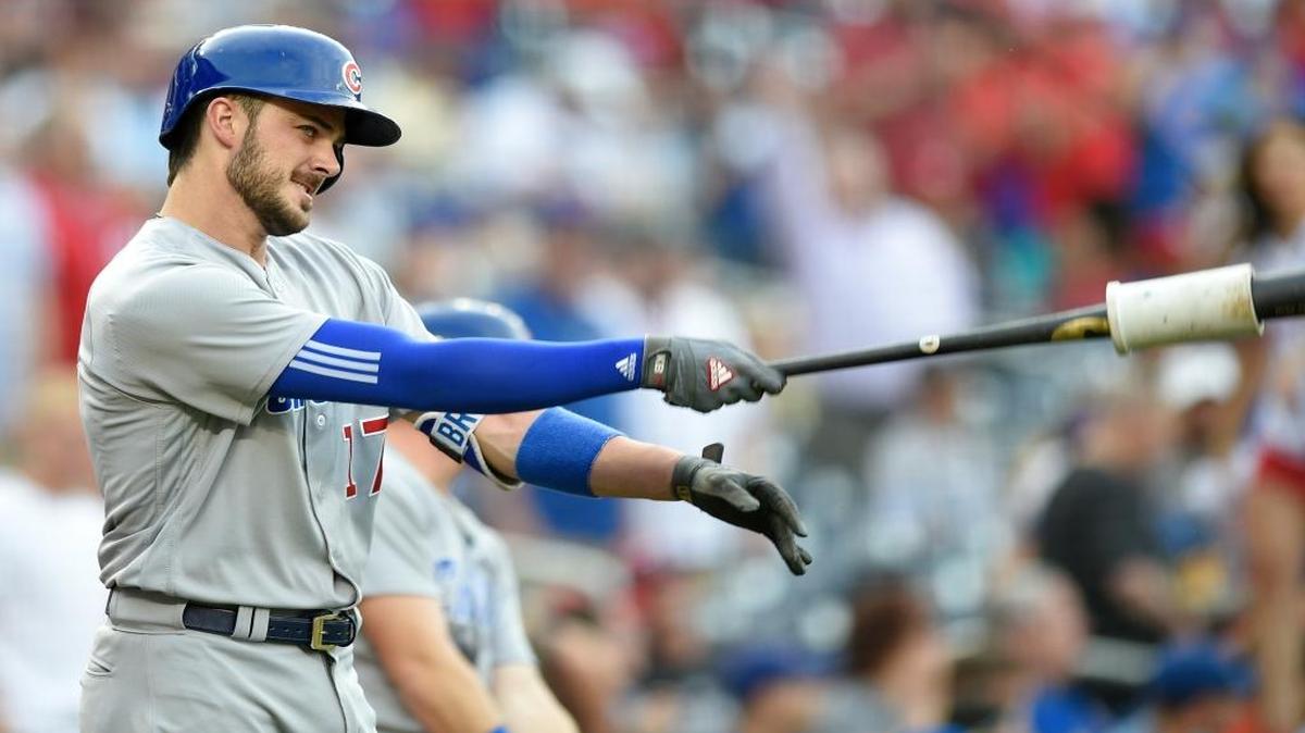 Chicago Cubs third baseman Kris Bryant warms up before the Cubs’ June 28 game against the Washington Nationals in Washington.