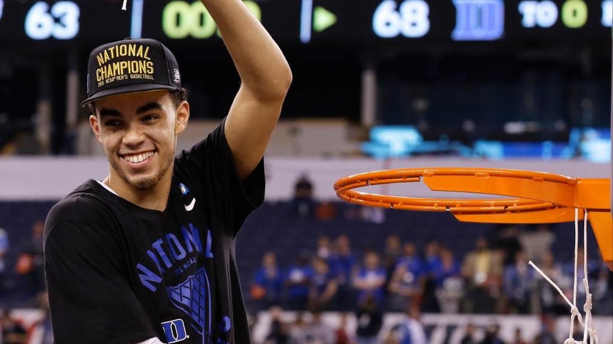 Tyus Jones is eight months removed from winning an NCAA championship at Duke.