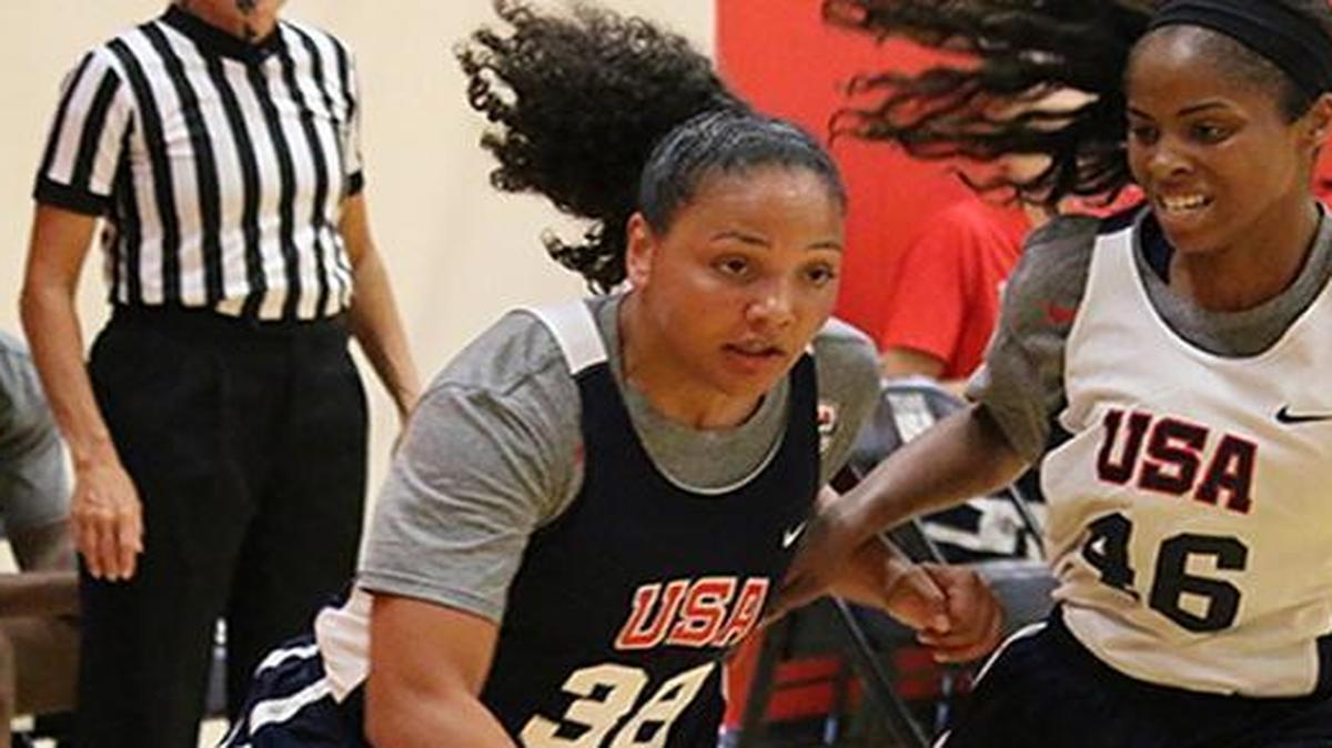 Destiny Slocum, a Mountain View High graduate, was one of 36 elite college players chosen to attend the 2017 USA Basketball Women's U-23 National Team Training Camp this week in Colorado Springs, Colo.