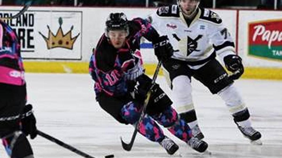 Anthony Luciani registered his first hat trick against the Wheeling Nailers on Saturday night.