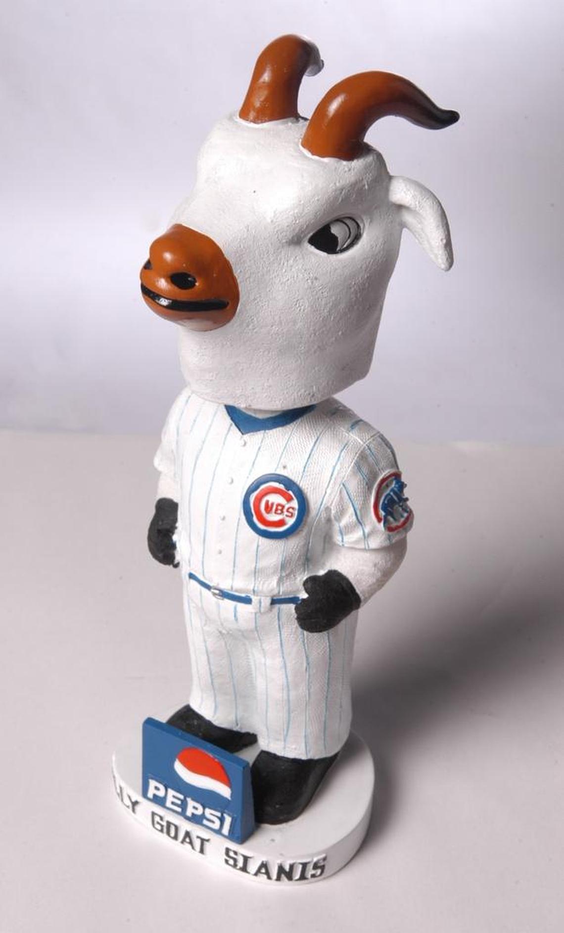 The first 1,000 fans through the gates for the 2004 “Reverse the Curse” night received a Billy Goat Sianis bobblehead doll.